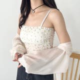 カップ付き小花柄キャミソール | Outfitter lab | 詳細画像18 