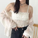 カップ付き小花柄キャミソール | Outfitter lab | 詳細画像19 