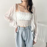 カップ付き小花柄キャミソール | Outfitter lab | 詳細画像9 