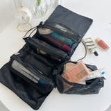 【多収納】ワンポイント刺繍メイクトラベルポーチ | Outfitter lab | 詳細画像6 