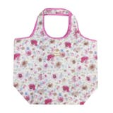 ブルーム・ピンク/花柄 | 保冷エコバッグ 折りたたみ保冷バッグ ファスナー開閉 | At First