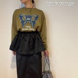 蝶モチーフロゴスウェット 裏起毛オーバーサイズ | Belle Cie | 詳細画像18 