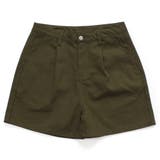 カーキ | ハイウエスト ショートパンツ レディース | Belle Cie
