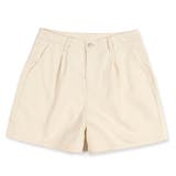 オフベージュ | ハイウエスト ショートパンツ レディース | Belle Cie
