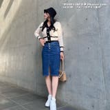 タイトスカート ストレッチデニム ひざ下丈 | Belle Cie | 詳細画像26