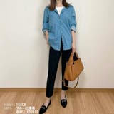 デニムシャツ レディース 長袖 | Belle Cie | 詳細画像12 