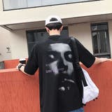 バックプリントTシャツ メンズ ストリート系 カジュアル 半袖 トップス 夏服 | At Marvelous | 詳細画像4