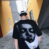 バックプリントTシャツ メンズ ストリート系 カジュアル 半袖 トップス 夏服 | At Marvelous | 詳細画像6