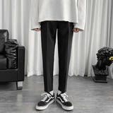 ブラック | カジュアルスラックスパンツ メンズ スーツパンツ ドレスパンツ キレイ目パンツ | At Marvelous