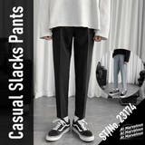 カジュアルスラックスパンツ メンズ スーツパンツ ドレスパンツ キレイ目パンツ | At Marvelous | 詳細画像2