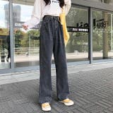 ハイウエスト ワイドパンツ デニム | Belle Cie | 詳細画像10 