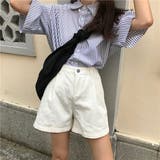 ハイウエスト ショートパンツ レディース | Belle Cie | 詳細画像15