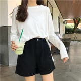 ハイウエスト ショートパンツ レディース | Belle Cie | 詳細画像9
