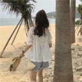 ガーリー スモック ブラウス カラミ刺繍 リゾートコーデ | Belle Cie | 詳細画像6