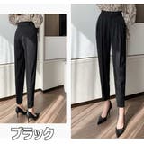 ツータック テーパードパンツ レディース | Belle Cie | 詳細画像5