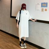 オフホワイト | ポロ ワンピース 服 | Belle Cie