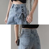 レースアップ デニムパンツ ジーンズ | Belle Cie | 詳細画像13 