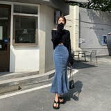 デニムスカート マーメイド デニム | Belle Cie | 詳細画像12