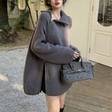 グレー | ニット トップス セーター | Belle Cie