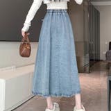 スカート デニムスカート ロング | Belle Cie | 詳細画像11