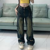 ネイビー | デニムパンツ ジーパン ジーンズ | Belle Cie