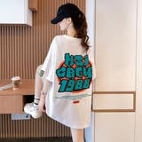 ロゴTシャツ レディース/ビッグシルエット/韓国ストリート/M~XXL | Belle Cie | 詳細画像7