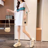 ロゴTシャツ レディース/ビッグシルエット/韓国ストリート/M~XXL | Belle Cie | 詳細画像8