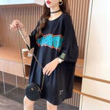 ロゴTシャツ レディース/ビッグシルエット/韓国ストリート/M~XXL | Belle Cie | 詳細画像11