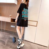 ロゴTシャツ レディース/ビッグシルエット/韓国ストリート/M~XXL | Belle Cie | 詳細画像14