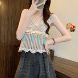 トップス クロシェ キャミソール | Belle Cie | 詳細画像5 