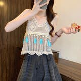 トップス クロシェ キャミソール | Belle Cie | 詳細画像7 