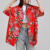 レトロ 花柄プリント シャツ | Belle Cie | 詳細画像14