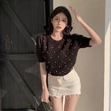 サマーニット トップス 半袖 | Belle Cie | 詳細画像12