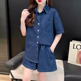 デニム セットアップ 半袖 | Belle Cie | 詳細画像10