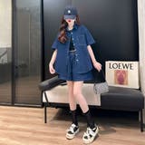 デニム セットアップ 半袖 | Belle Cie | 詳細画像13