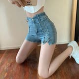 ショートパンツ デニムパンツ ハイウエスト | Belle Cie | 詳細画像8
