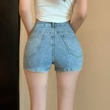 ショートパンツ デニムパンツ ハイウエスト | Belle Cie | 詳細画像10