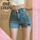 ショートパンツ デニムパンツ ハイウエスト | Belle Cie | 詳細画像2