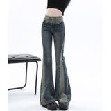 デニムパンツ ベルボトム ブーツカット | Belle Cie | 詳細画像5 