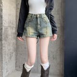 ショートパンツ デニムパンツ ミニ丈 | Belle Cie | 詳細画像5