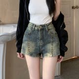 ショートパンツ デニムパンツ ミニ丈 | Belle Cie | 詳細画像7