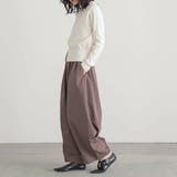 カーブパンツ レディース ゆったり | Belle Cie | 詳細画像10 