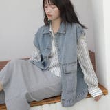 ベスト ジレ デニムベスト | Belle Cie | 詳細画像12 
