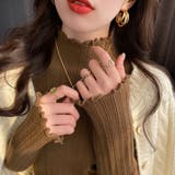 ブラウン | ニット リブニット トップス | Belle Cie