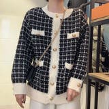 ブラック | カーディガン 羽織り ニット | Belle Cie