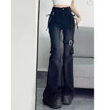 フレアパンツ デニムパンツ ブーツカット | Belle Cie | 詳細画像5 