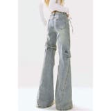 フレアパンツ デニムパンツ ブーツカット | Belle Cie | 詳細画像10 