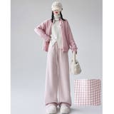 ワイドパンツ ストレート 裏起毛 | Belle Cie | 詳細画像6 