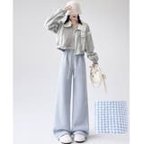 ワイドパンツ ストレート 裏起毛 | Belle Cie | 詳細画像9 