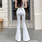 フレアデニムパンツ ジーンス デニム | Belle Cie | 詳細画像6 